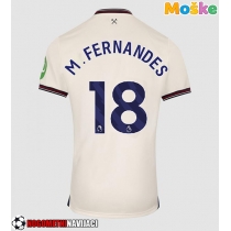 Moške Nogometnih dresov West Ham United Mateus Fernandes #18 Gostujoči 2025-26 Kratki rokavi